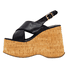 Sandália Feminino Anabela Plataforma 182175 Floter Preto