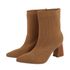 Bota Cano Baixo Salto Grosso Meia 184000 Canela