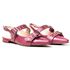 Sapatilha Slingback Rasteira Feminina Em Napa Verniz Magnólia 183010