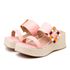 Tamanco Ref 5200 Anabela Fivela Trabalhada Colorida Napa Lady