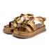 Sandália Feminina Flatform Papete Floater Bonze 23430