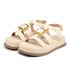 Sandália Feminina Flatform Papete Gergelim 23430
