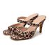Sandalia Feminina Salto Fino Onça 197013