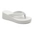 Tamanco Plataforma Feminino Trançado Aurora Off White