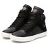 Tênis Sneaker Couro Legitimo Preto - REF: 20100
