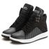 Tênis Sneaker Couro Legitimo Preto/Branco- REF: 20100 Street