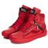 Tênis Sneaker Couro Legitimo Vermelho - REF: 20500