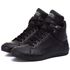 Tênis Sneaker Couro Legitimo Preto - REF: 50130
