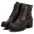 Bota Coturno Feminino Couro Legitimo Café - REF: 6738
