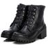 Bota Coturno Feminino Couro Legitimo Preto - REF: 6738