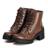 Bota Coturno Feminino Couro Legitimo Mouro - REF: 6738