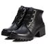 Bota Coturno Feminino Couro Legitimo Preto - REF: 6744