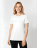 Camiseta Básica Feminina Branca Manga Curta