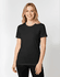 Camiseta Básica Feminina Preta Manga Curta