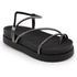 Sandalia Flatform Isa Preto P001