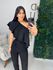 Blusa babado preta