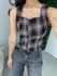 Blusa xadrez preta