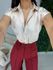 Camisa acetinada nude
