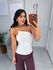 Blusa alfaiataria botões branca