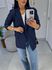 Blazer alfaiataria anne azul marinho