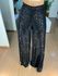 Calça paetê preta 