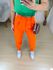 Calça cenoura laranja