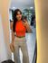 Regata Alícia laranja