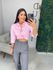 Camisa viscolinho rosa