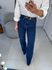 Wide leg elastano escura
