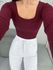 Body Tricot vinho