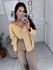 Camisa tricoline bege