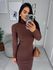 Vestido Tricot marrom