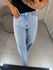 Wide leg algodão clara