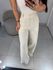 Calça alfaiataria Liza creme
