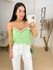 Blusa alcinha verde 