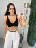 Cropped jasmine preto