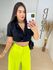 Cropped alfaiataria Lana preto
