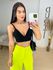Cropped preto brim