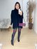 Maxi tricot preto