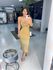 Vestido Mércia dourado