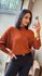 BLUSA MORCEGO MOUSSE CARAMELO