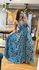 VESTIDO INDIANO COSTA X- AZUL E PRETO