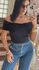 BODY OMBRO A OMBRO - PRETO