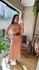 VESTIDO LUANA GOLA ALTA NUDE