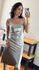 VESTIDO ACETINADO PRATA