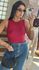 CALÇA WIDE LEG COM CINTO- JEANS ESCURO