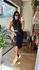 VESTIDO MIDI HALTER PRETO