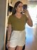 BLUSA GOLA V BETINA- VERDE PISTACHE