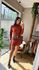 Vestido curto Lunara - Marrom