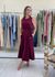 Vestido Cinto - Marsala